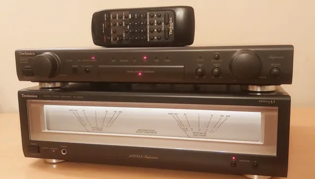 Technics Se-A900S Su-C800U Power Amp & Preamplifier 3