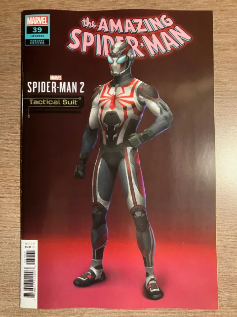 amazing spider-man #39 tactical suit marvel's spider-man 2 var