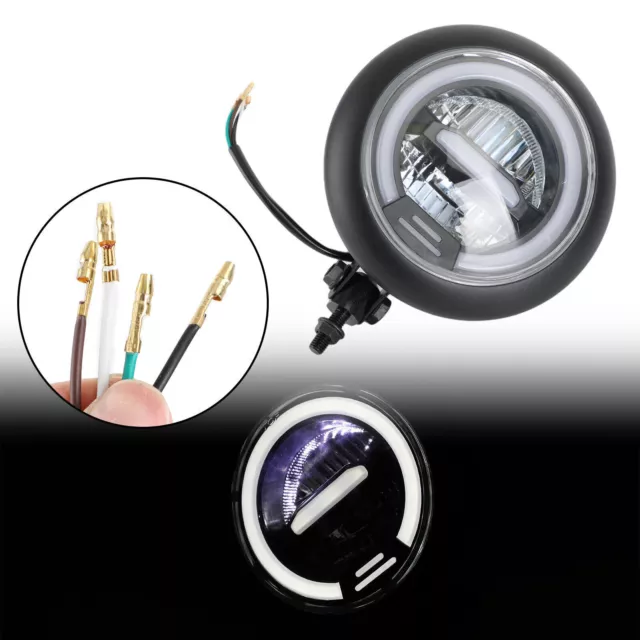 7" POLLICI LED FARO ANTERIORE UNIVERL3LE per TOURING SOFTAIL TRIKE ROADKING L3