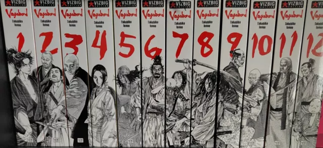 Vagabond Manga Vol 1-12 VIZBIG