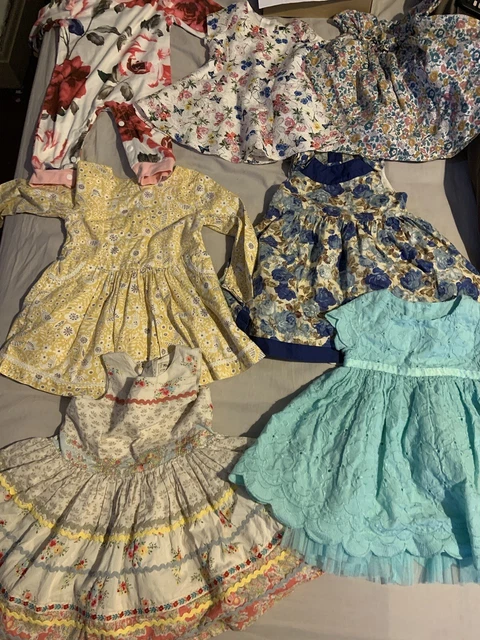 baby girl summer dress bundle 0-18 months 3 mths jumpsuit m&s next  mixed boho
