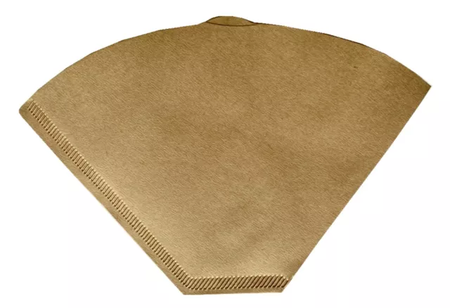 Size 4 bean.boutique Unbleached Coffee Filter Papers Brown, COMPOSTABLE, Cone