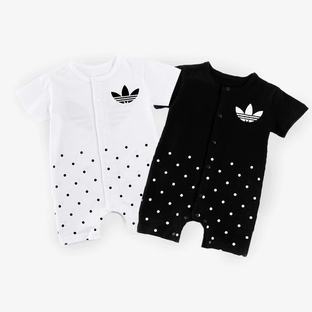 Newborn Baby Toddler Kid Infant Boys Girls Summer Romper Bodysuit Cotton Clothes 2