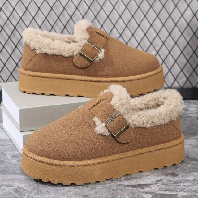LUSSO PILE FODERATO mulo pantofole plateau scamosciato donna ragazza soffici Ugg Dupes Y EUR 30 50 PicClick IT