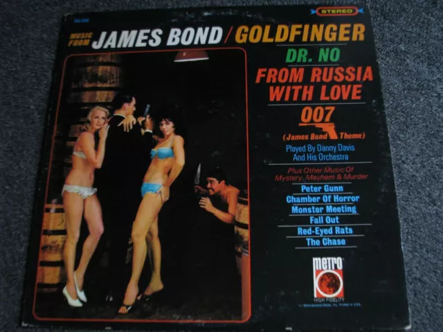 James Bond-007-Goldfinger LP-1965 USA-Metro-MS 520-OST