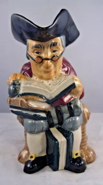 The Town Clerk Toby Jug.Roy Kirkham Staffordshire.Hand Painted Character.Ledgers