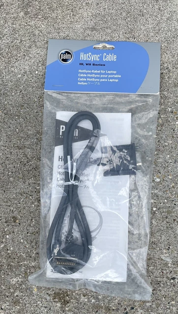 Palm Hotsync Cable Sync Laptop  Iii Vii Serial Pda Palm 340-1883A