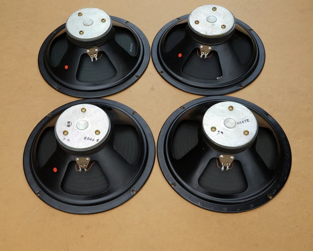 Vintage Celestion 7442 / 8842 Matched Quad 10" Speakers 8 Ohm 1972 Marshall /Vox