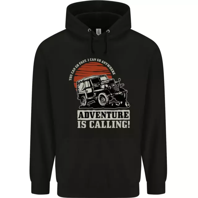 Adventure Is Calling 4X4 Off Roading Road Childrens Kids Hoodie