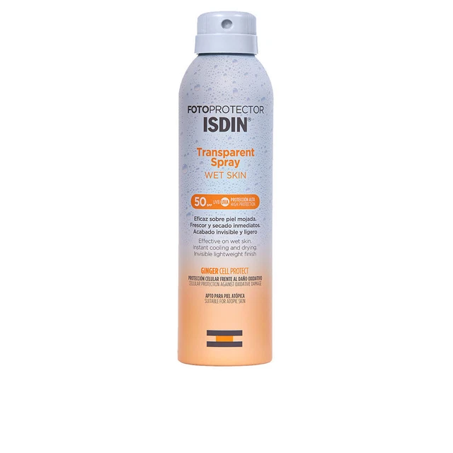 Solaires Isdin unisex FOTOPROTECTOR wet skin transparent spray 50+ 250 ml