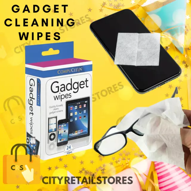 Gadget WipesTouch Screen Phone Laptop Tablet Lens Camera Computer