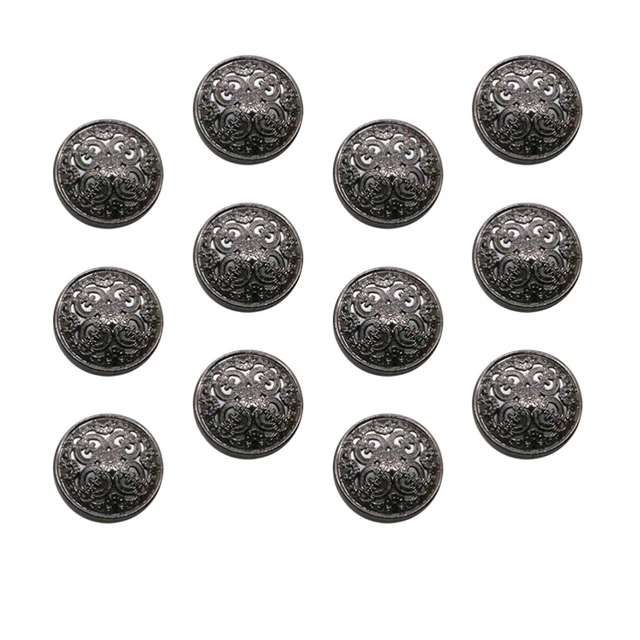 30 piezas 18mm Elegante Hebilla Metal Cavaciones Teclas Artesanía Herramientas