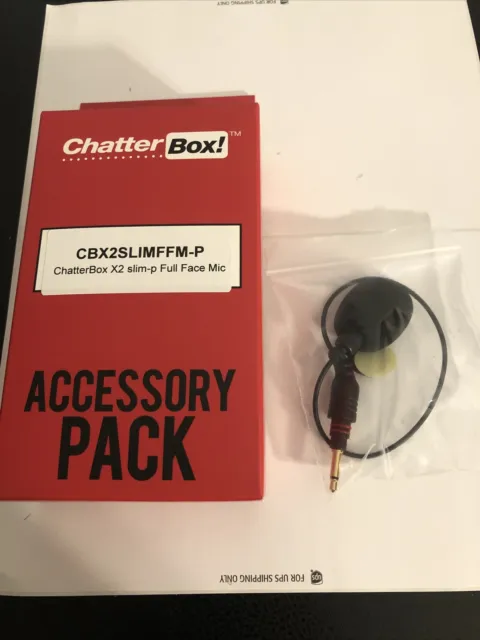 🔥 NEW CHATTERBOX FULL FACE MIC for X2 SLIM & X2 SLIM-P CBX2SLIMFFM-P MIC ONLY🔥