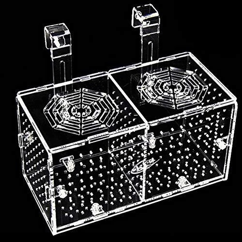 Aquarium Breeding Isolation Box Acrylic Fish Tank Acclimation Hatchery Incuba...