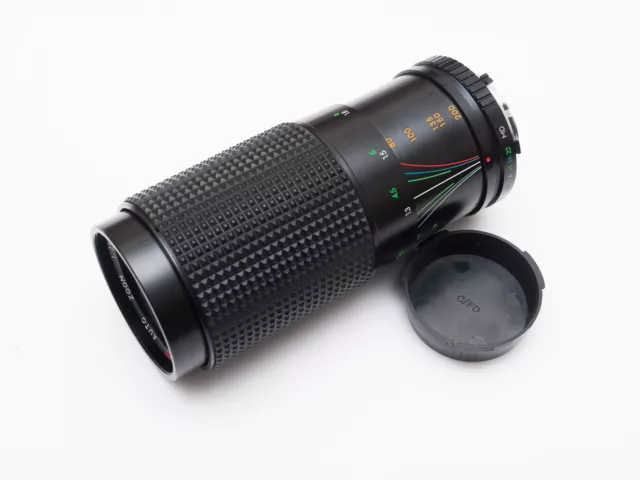 Sakar 80-200mm f/3.9 Zoom Telephoto lens Minolta MD mount, Mirrorless adaptable