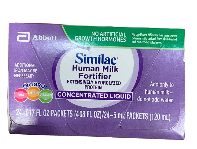 Liquid Human SIMILAC HUMAN MILK Fortifier-Concentrated Liquid - exp. 1 JAN 2022 - 24 ...