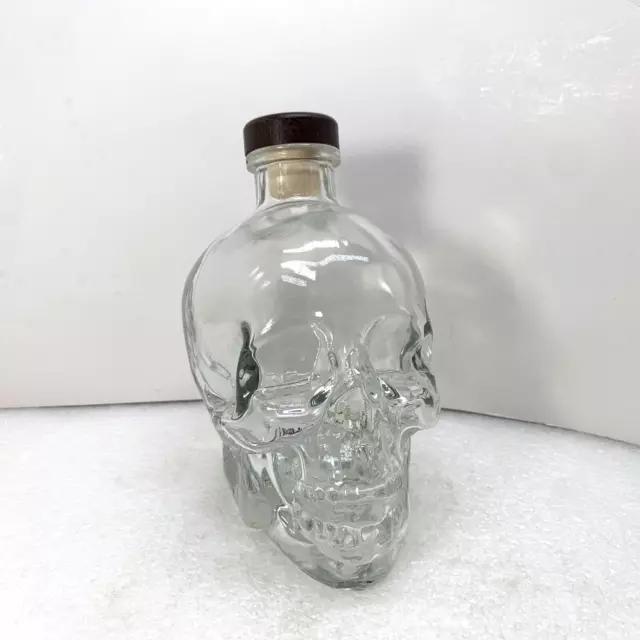 Crystal Head Bottle Skull Vodka Empty Glass Skeleton Clear Bottle 750ml Crystal Head Bottle Skull Vodka Empty Glass Skeleton Clear Bottle 750ml