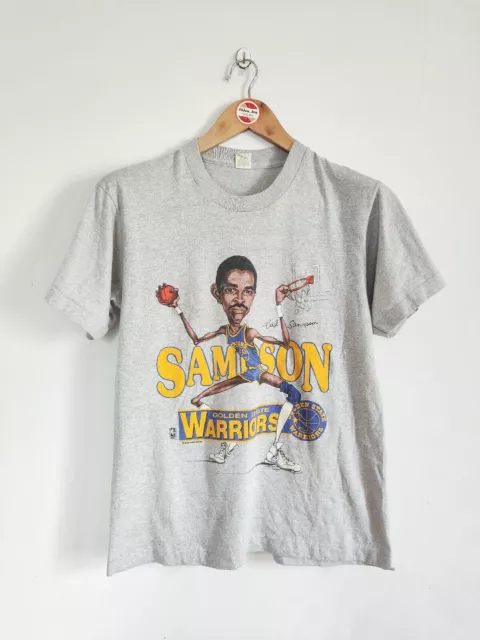 Rare Vintage Ralph Lee Sampson Jr. Caricature 80's T-shirt Basketball NBA M