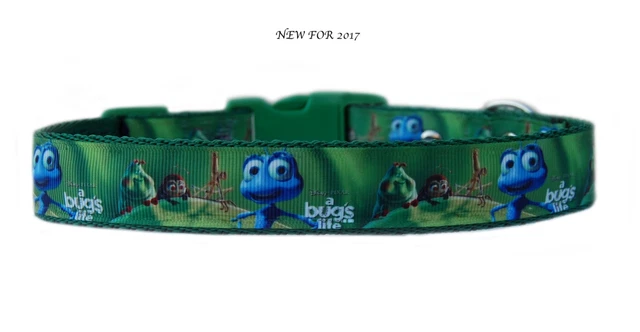 Verde " A BUG'S Life" Correa para Perro Mediano Grande & O Cable Juego