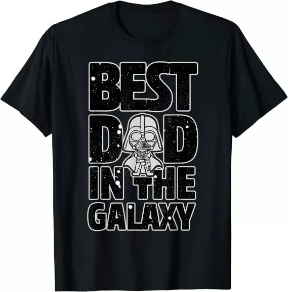 Star Wars Best Dad in the Galaxy Darth Vader T-Shirt XS bis 5XL