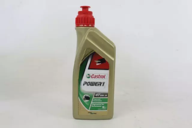 1 Litri Olio Motore Castrol Power 1 10W 30 4T Semi Sintetico - Top Quality 4Lt