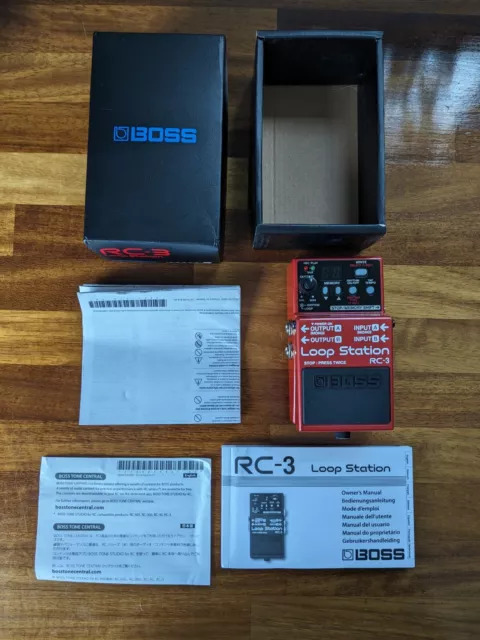 Boss RC-3 Loop Station (Looper) Gitarre FX/Effektpedal RC3. Hergestellt im Februar 2020