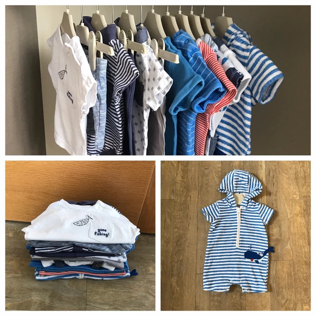 Beautiful Baby Boy Clothes Bundle Age 0-3 Months Great Condition.