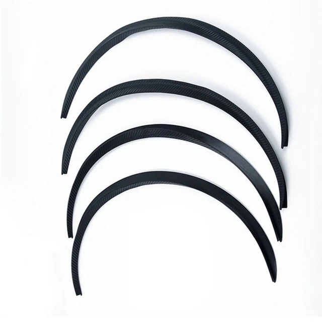 RUBBER WHEEL EYEBROW Arch Strip Car Lips Fender Flares Universal Trim