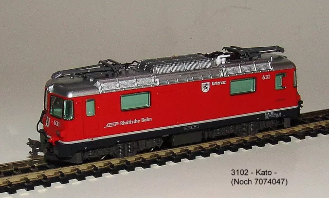 Noch 7074047 (KATO 3102) -E-Lok  Rhätische Bahn -Alpine Lokomotive Ge4/4 II 631