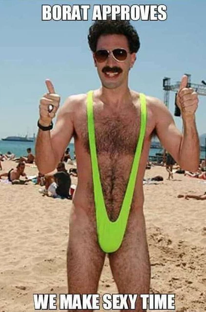 Mankini Borat Costume Mankini Uomo Stile Borat Perizoma Sexy Con