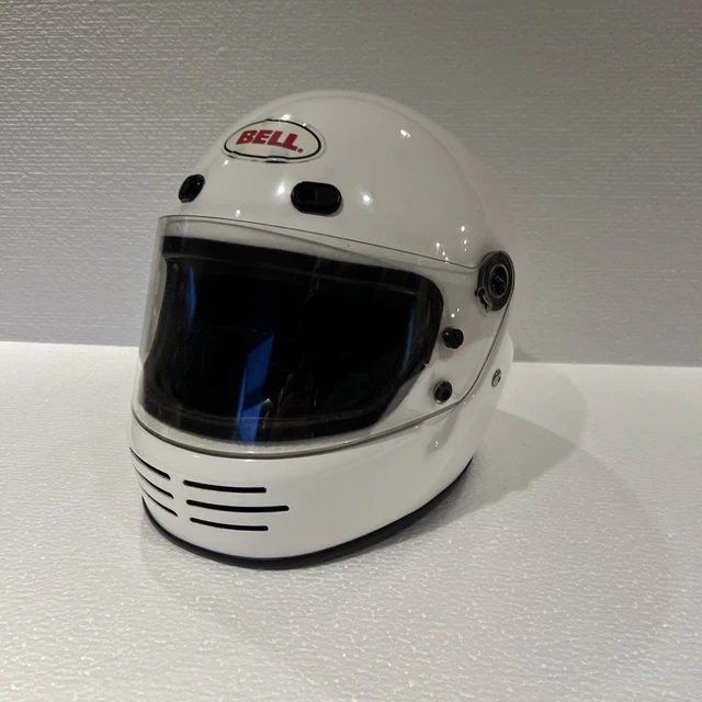 Bell M2 Racer Series Large Racing Helmet USA white vintage