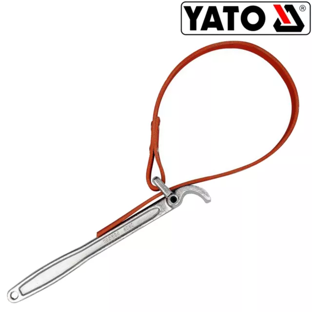YATO Ölfilterbandschlüssel Ölfilterschlüssel Bandschlüssel 100-200mm