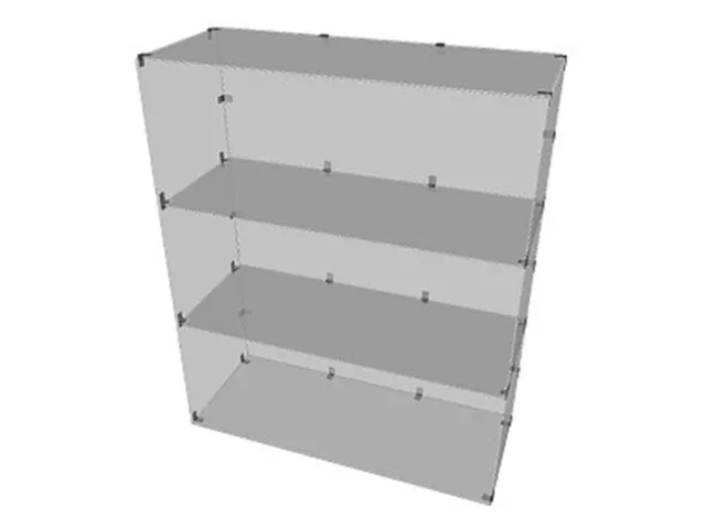 Glassteckvitrine Steckvitrine Glasregal Vitrine Vitrinen Ladeneinrichtungen NEU