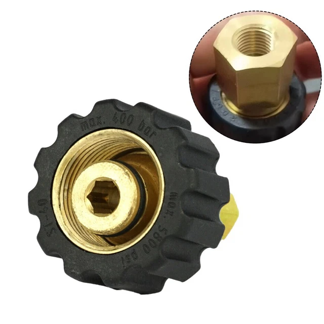 Adaptateur Laiton M22 Vers 1/4" - Pour Nettoyeur Haute Pression, Jardin, Irrigation, Connexion Rapide - 9