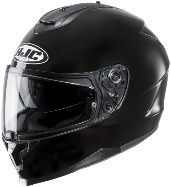 HJC C70 Solid Gloss Black Helmet