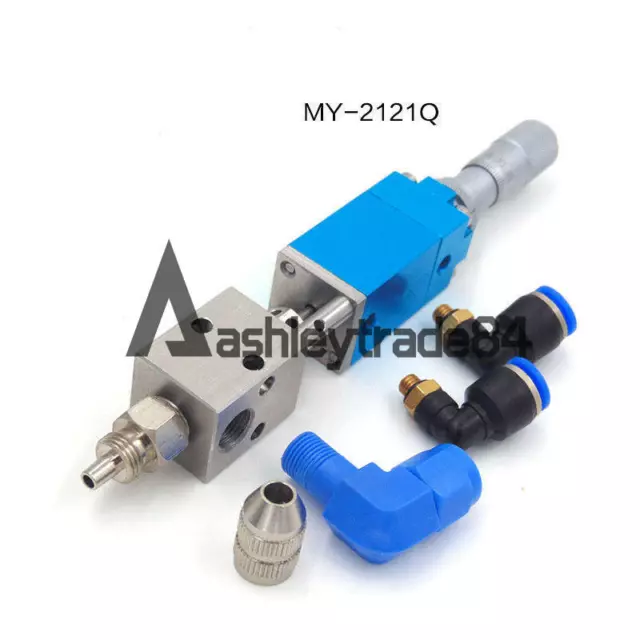 Top Needle Dispensing Valve Precision UV Glue Pneumatic Dispenser w/ Micrometer