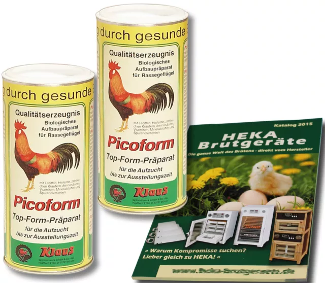 2x 350g Picoform Biologique Aufzuchtpräparat @@@ Heka: 2x Art. 23020