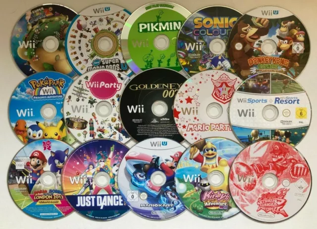 Nintendo Wii Games - Disc Only - Large Selection - ALL PAL