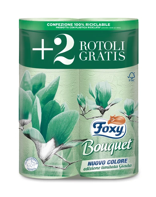 Foxy Bouquet Carta Igienica 18 Rotoli