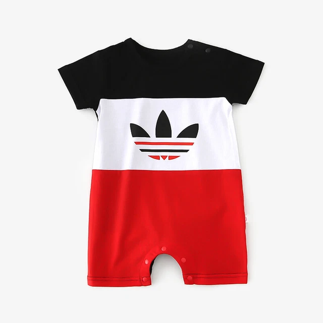 Tuta estiva tuffer neonato neonato bambino neonato bambini bambine vestiti di cotone 4
