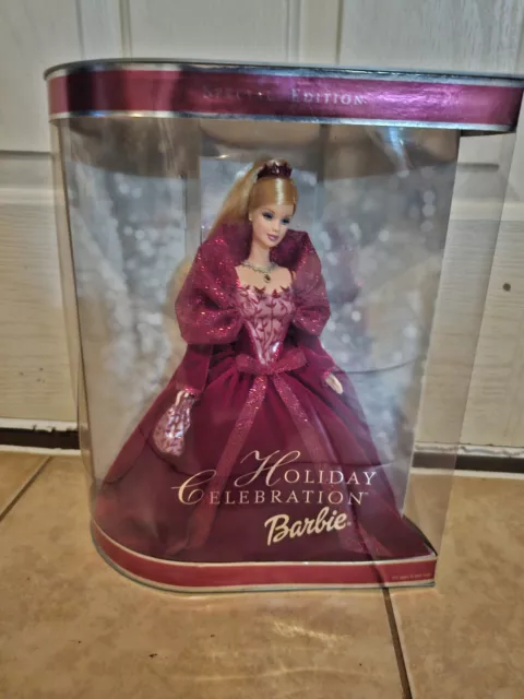 2002 Holiday Celebration Barbie Doll Special Edition Mattel 56209 NIB NRFB