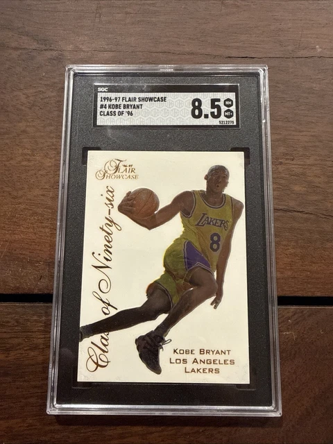 1996-97 FLAIR SHOWCASE Class Of 96 #4 Kobe Bryant RC Rookie HOF