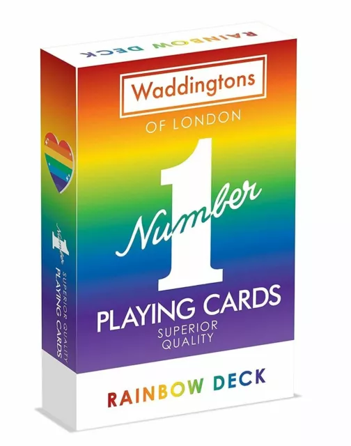 Rainbow Waddingtons Number 1 Playing Card Game