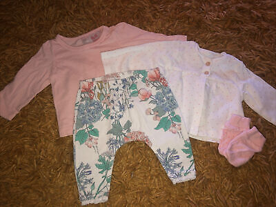 Baby Girl Outfit Bundle 0-3 Months Next H & M