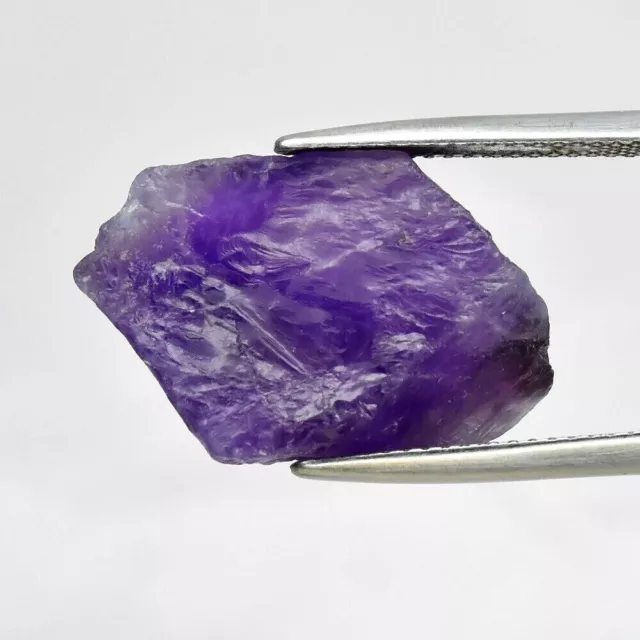 ★★ RARE !! AMETHYSTE VIOLETTE BRUTE DU BRESIL : 19,69 CARATS  ★★ P383.135t