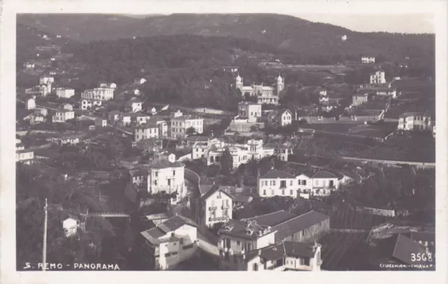 SAN REMO - Panorama, Foto Cartolina Civivcchioni Chiavari