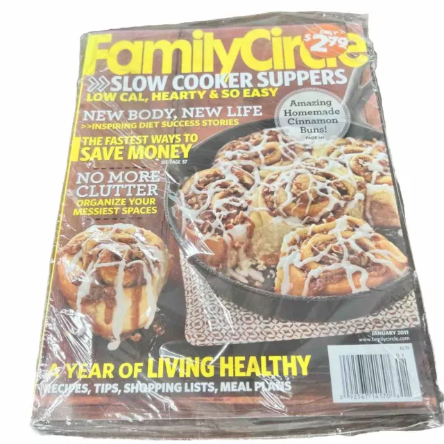 Family Circle Magazine January 2011 Issue NEW SEALED