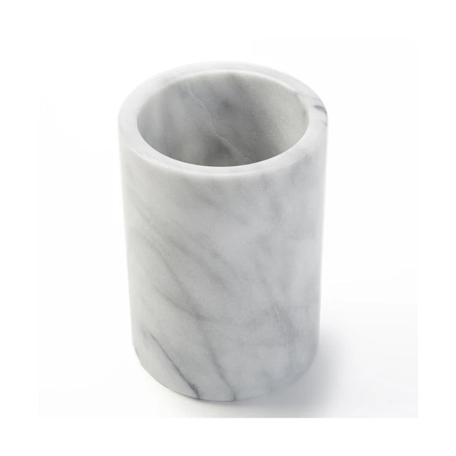 American Metalcraft - MWC57WHITE MWC57 Tabletop Marble Wine Cooler, White, 5-...