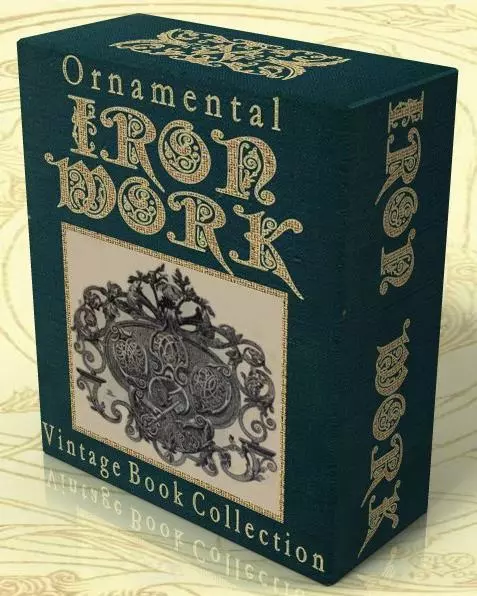 ORNAMENTAL IRON WORK 55 Vintage Books on DVD WROUGHT IRON, FORGING,  FORGE WORK