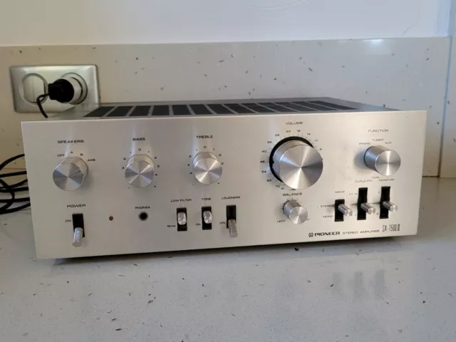 Ampli HiFi PIONEER SA- 7500 II stereo integrated amplifier 1977 TBE